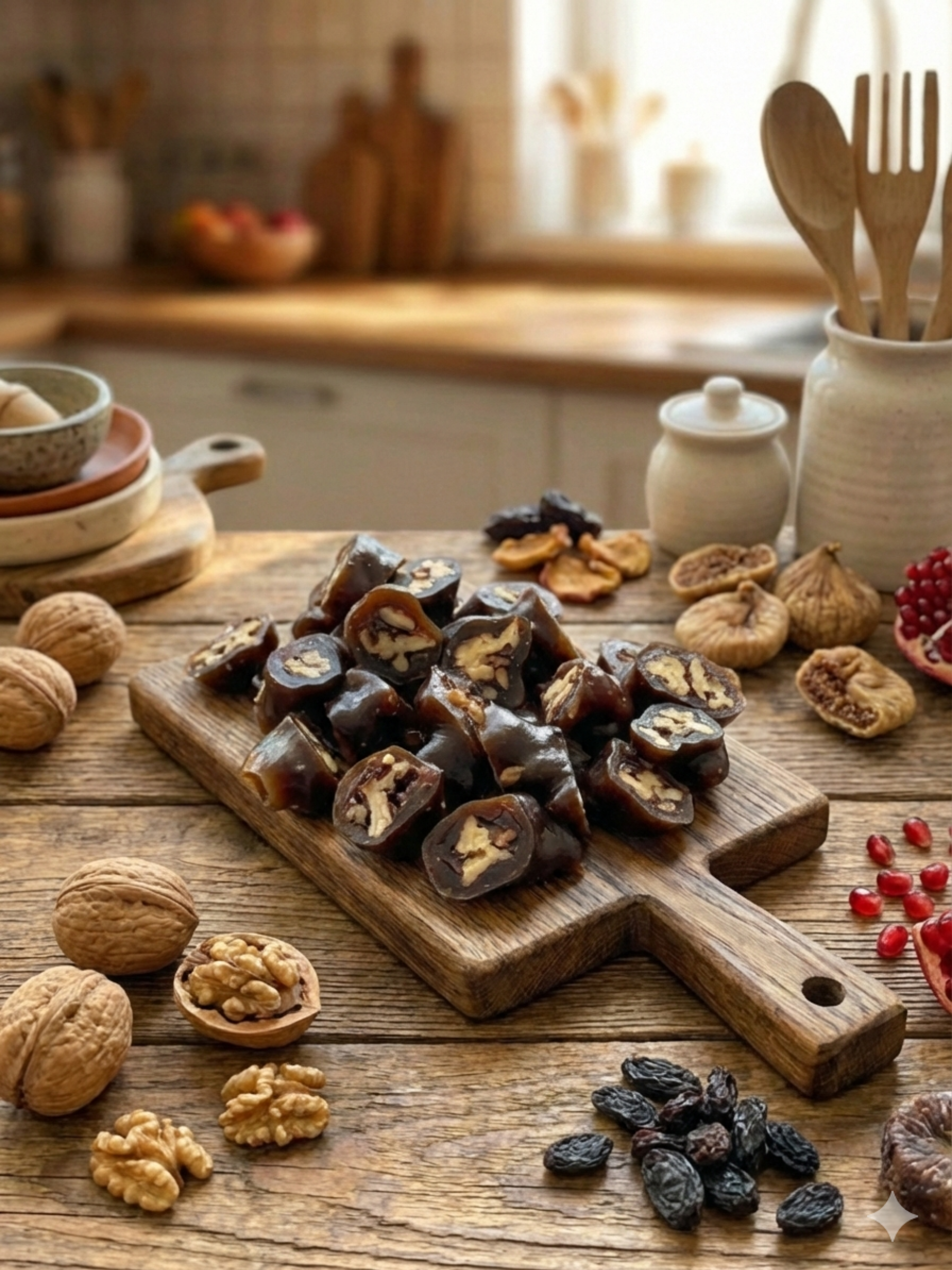 Glutensiz & Rafine Şekersiz Köme, Cevizli Sucuk  400gr