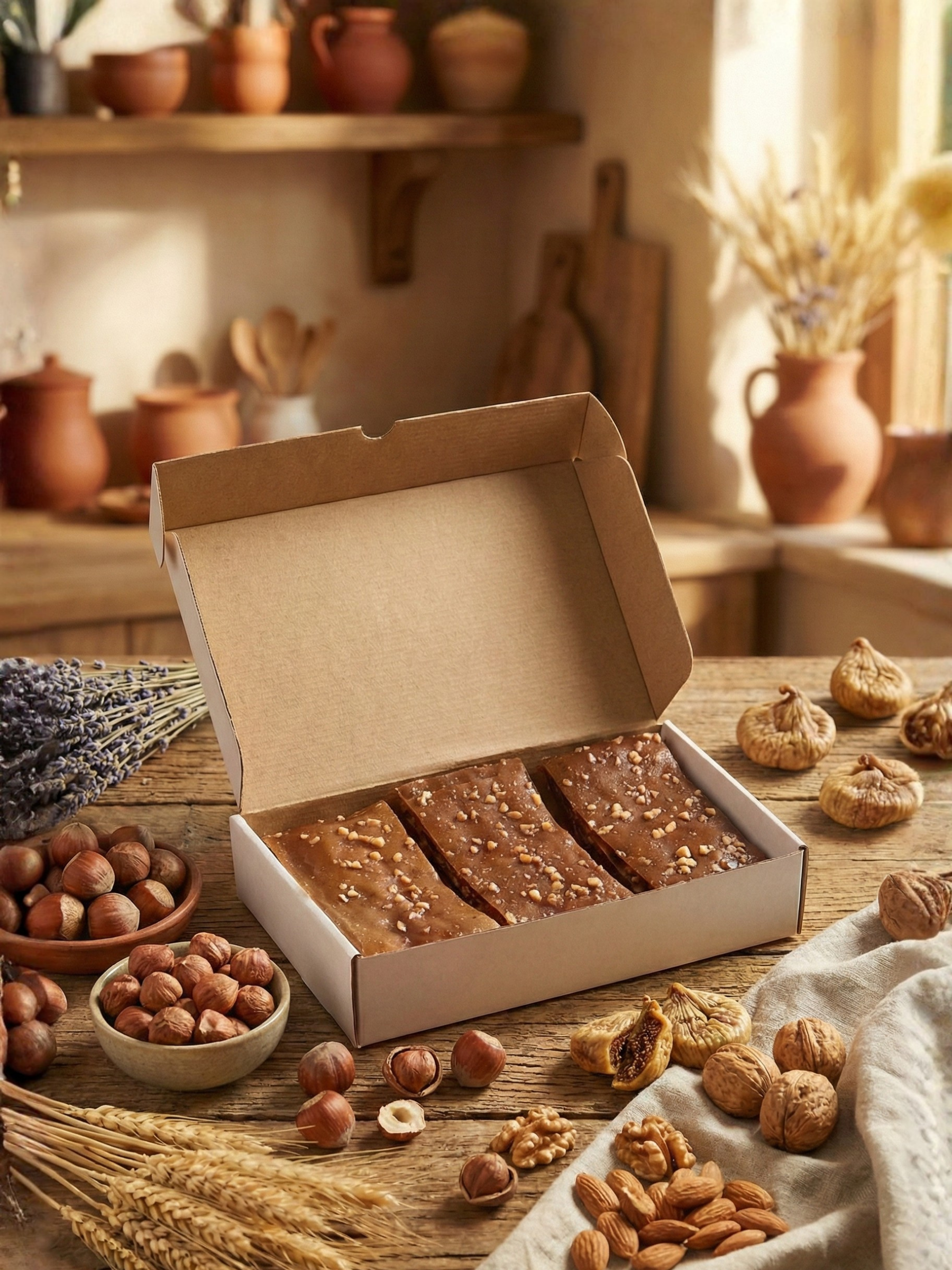 Glutensiz & Rafine Şekersiz Fındıklı Dut Pestili 400gr