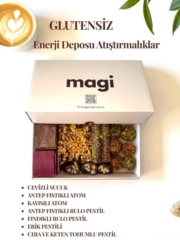 Magi Mix Paket – Glutensiz & Rafine Şekersiz Geleneksel Sağlıklı Atıştırmalıklar | 400g magi
