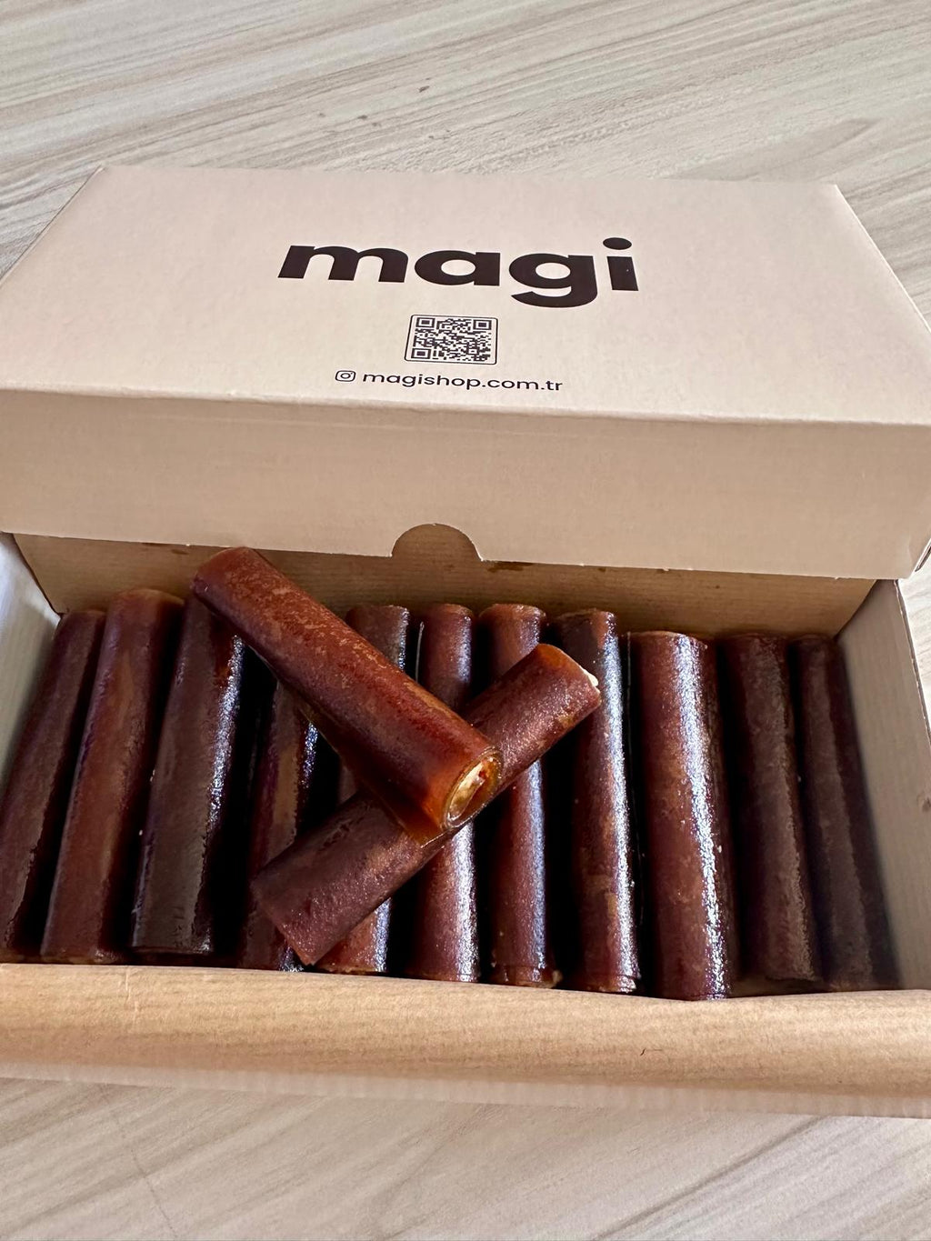 Magi Glutensiz Sade Rulo – Fındık Ezme Dolgulu, Şekersiz magi
