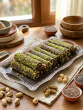 Glutensiz & Rafine Şekersiz Antep Fıstıklı Rulo Pestil 400gr