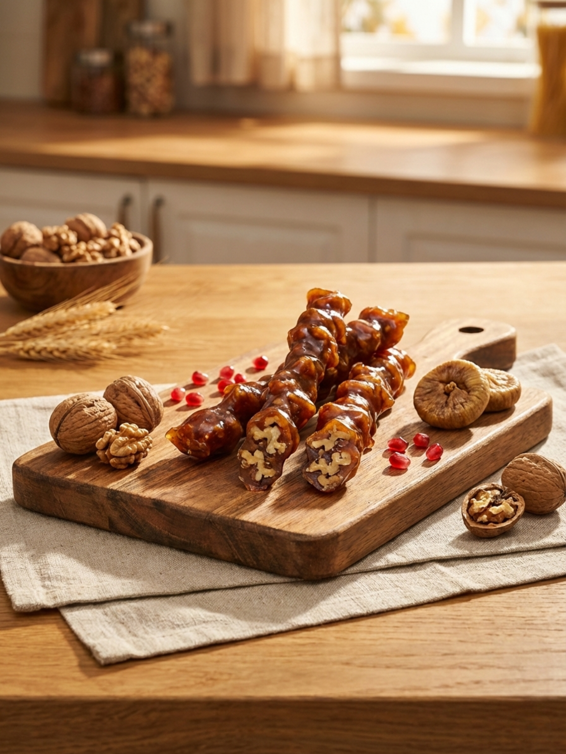 Kuru Dutlu Cevizli Sucuk - Köme 400gr