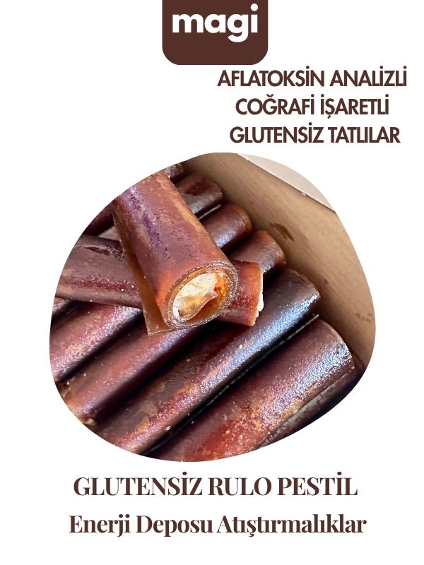 Magi Glutensiz Sade Rulo – Fındık Ezme Dolgulu, Şekersiz magi